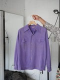 1950s nylon open collar shirt