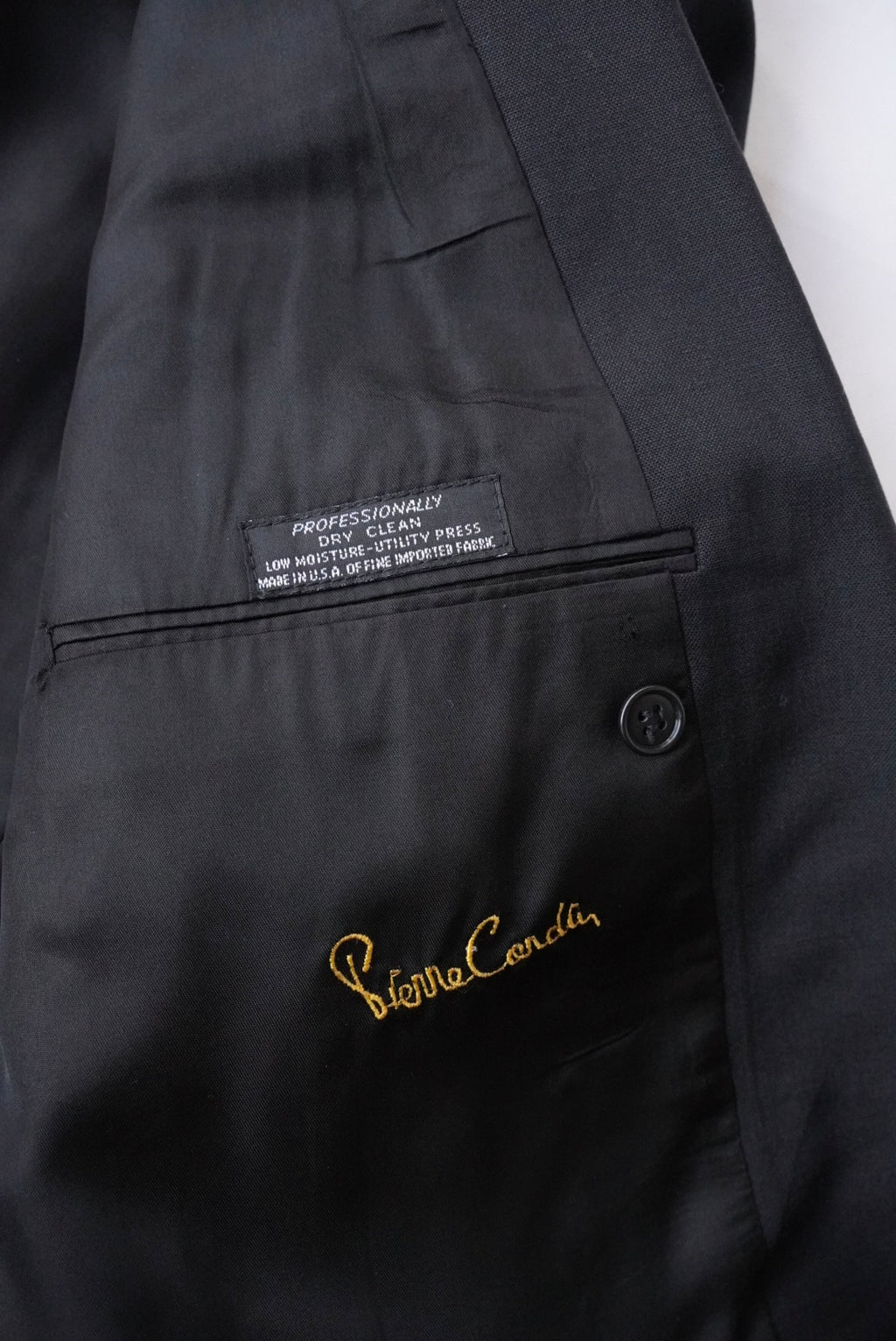 1970s Pierre Cardin double tailored jacket
