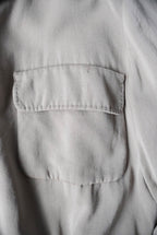 1950s wool gabardine pullover shirt