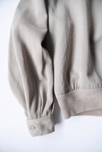 1950s wool gabardine pullover shirt