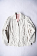 1960s cotton pique cardigan jacket
