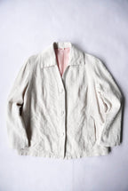 1960s cotton pique cardigan jacket