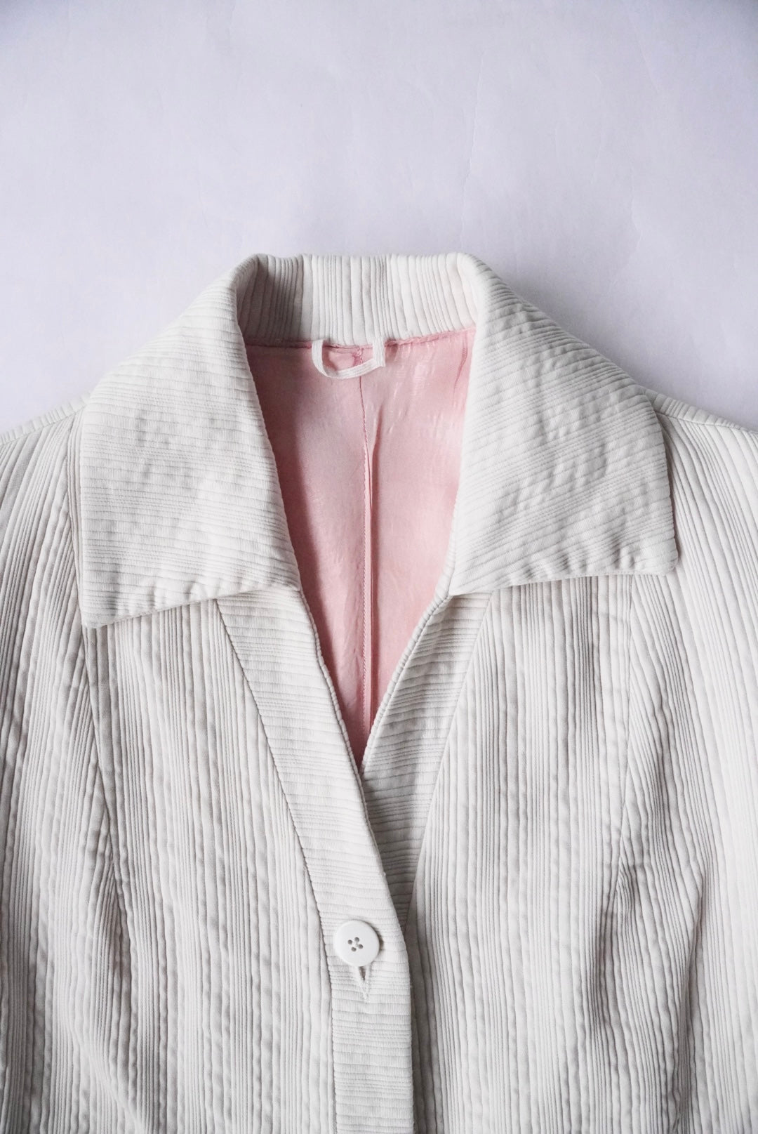 1960s cotton pique cardigan jacket