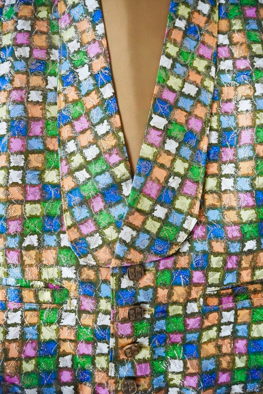 1950s Levi's short horn rame vest