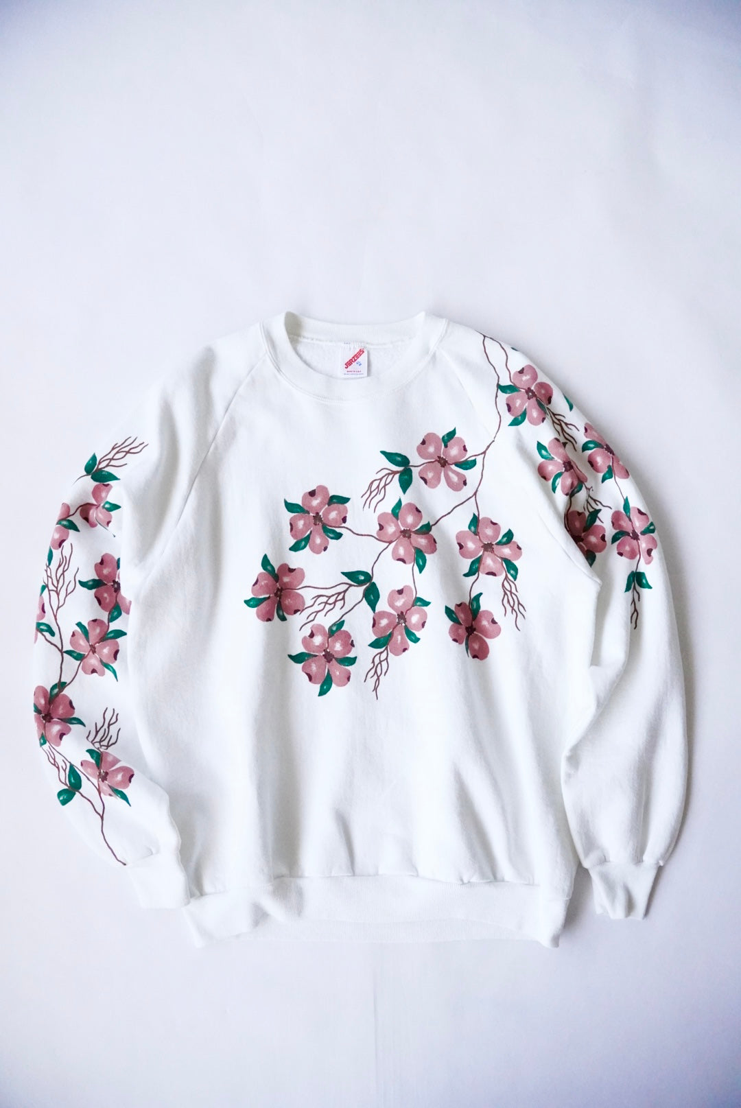 1990s flower print sweat