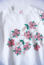 1990s flower print sweat