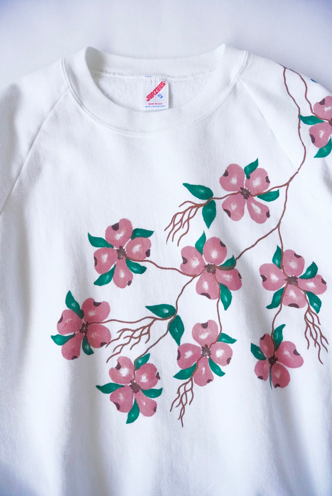 1990s flower print sweat