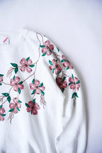 1990s flower print sweat
