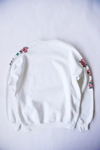 1990s flower print sweat