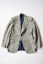 1970s poly jacuard tailored jacket