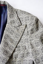 1970s poly jacuard tailored jacket