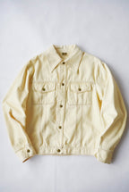 1970s stitch design trucker jacket