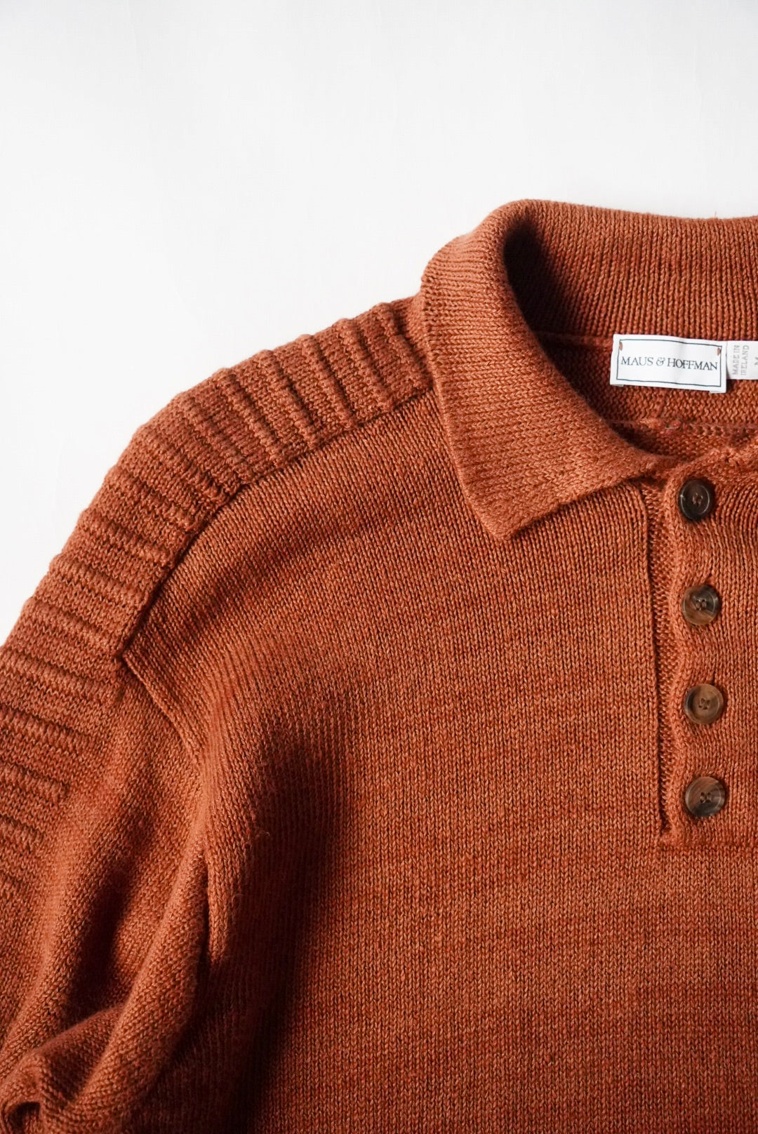 1980s MAUS＆HOFFMAN linen knit polo