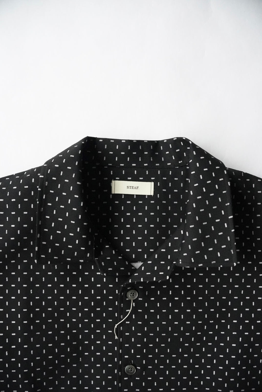 【Exclusive】STEAF RADIANCE WORK SHIRT "LAMP BLACK"