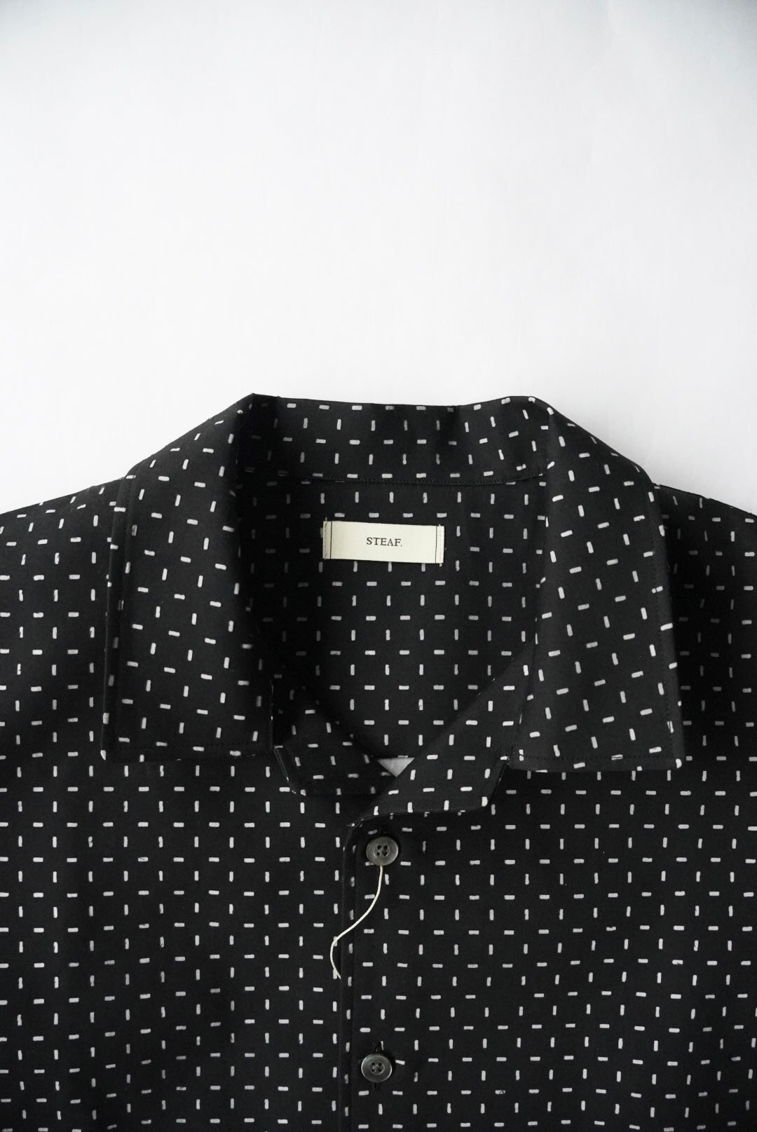 【Exclusive】STEAF RADIANCE WORK SHIRT "LAMP BLACK"
