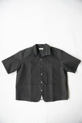 【Exclusive】STEAF RADIANCE WORK SHIRT "LAMP BLACK"