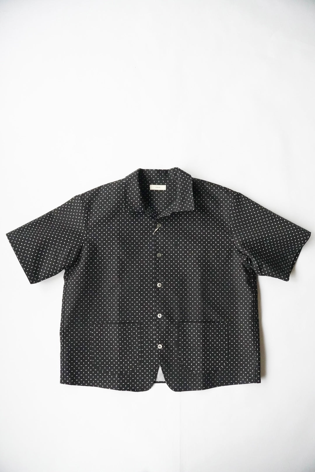 【Exclusive】STEAF RADIANCE WORK SHIRT "LAMP BLACK"
