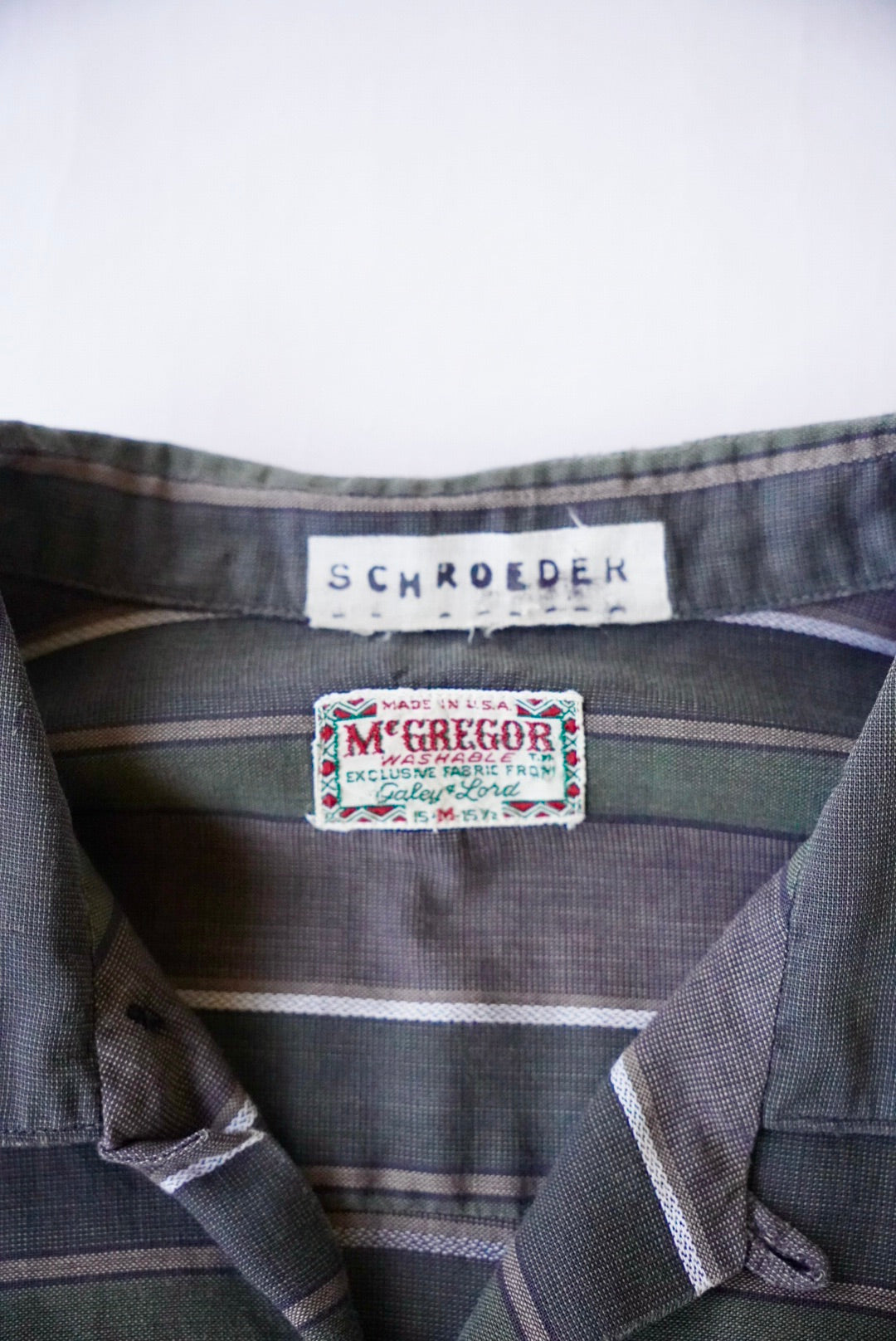 1960s McGREGOR mulch border shirt