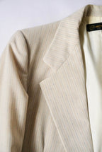 1970s pierre cardin nep stripe tailored jacket