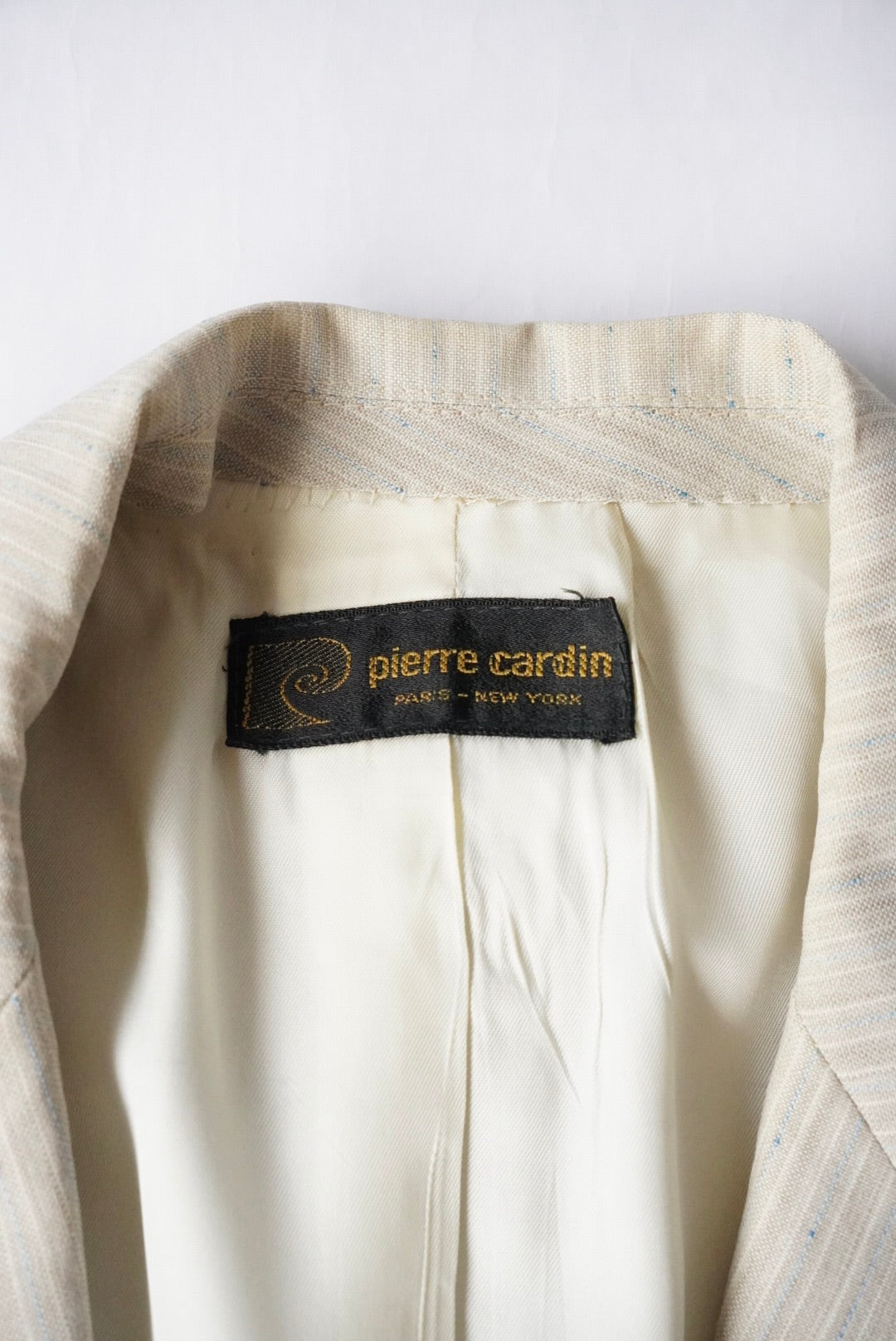 1970s pierre cardin nep stripe tailored jacket