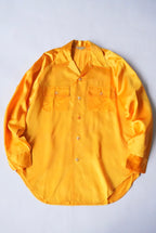 1950s back print satin shirt