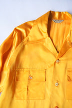 1950s back print satin shirt