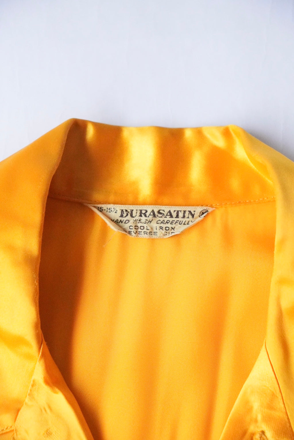 1950s back print satin shirt