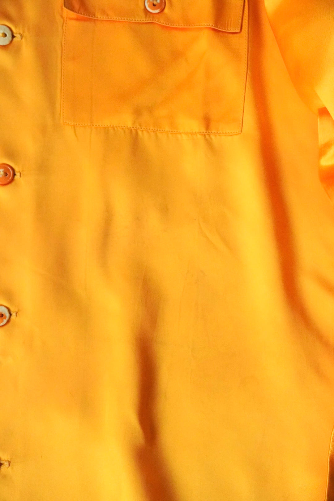 1950s back print satin shirt