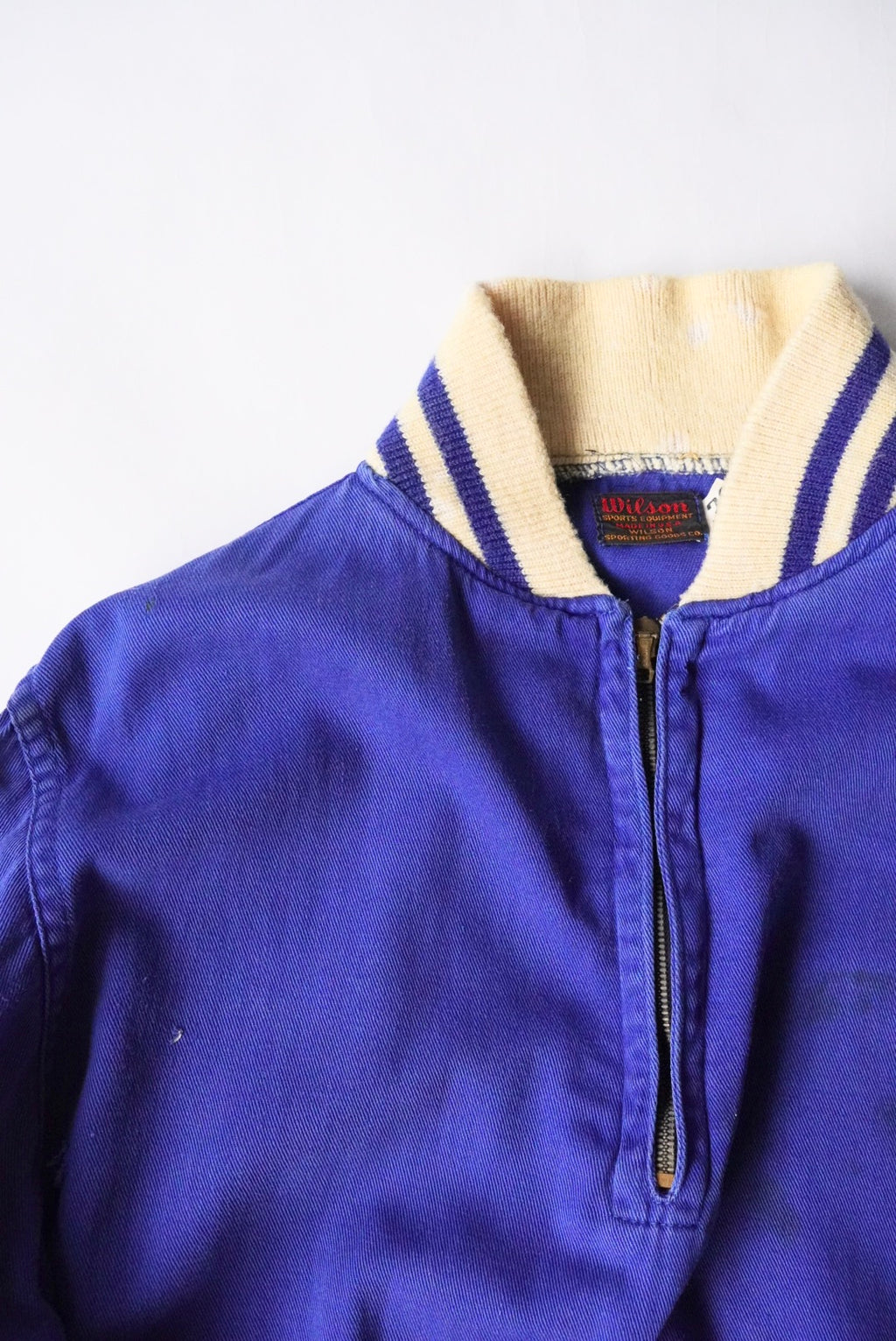 1940s Wilson half zip sports jacket