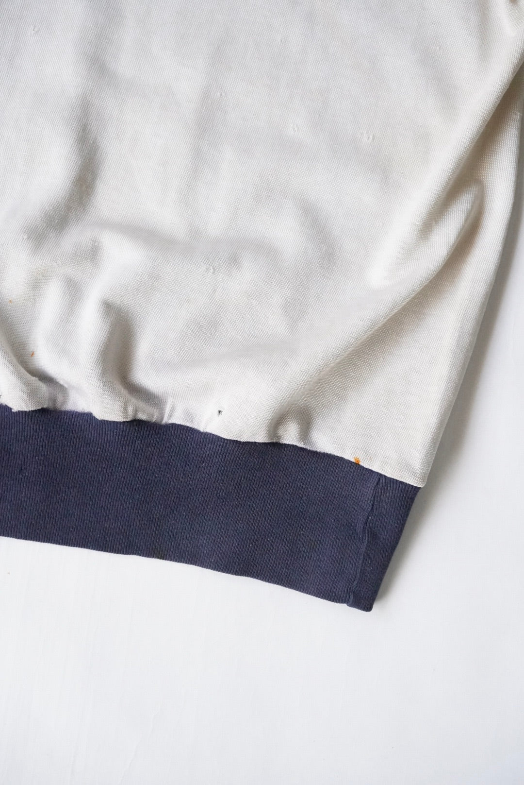1960s half zip athletic tee