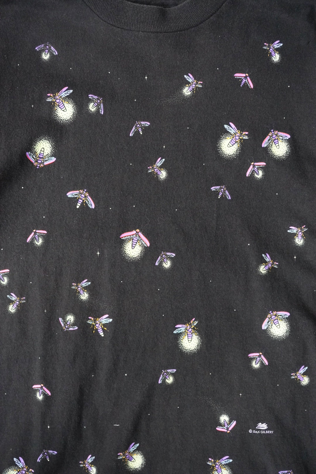 1990s firefly rubber print tee