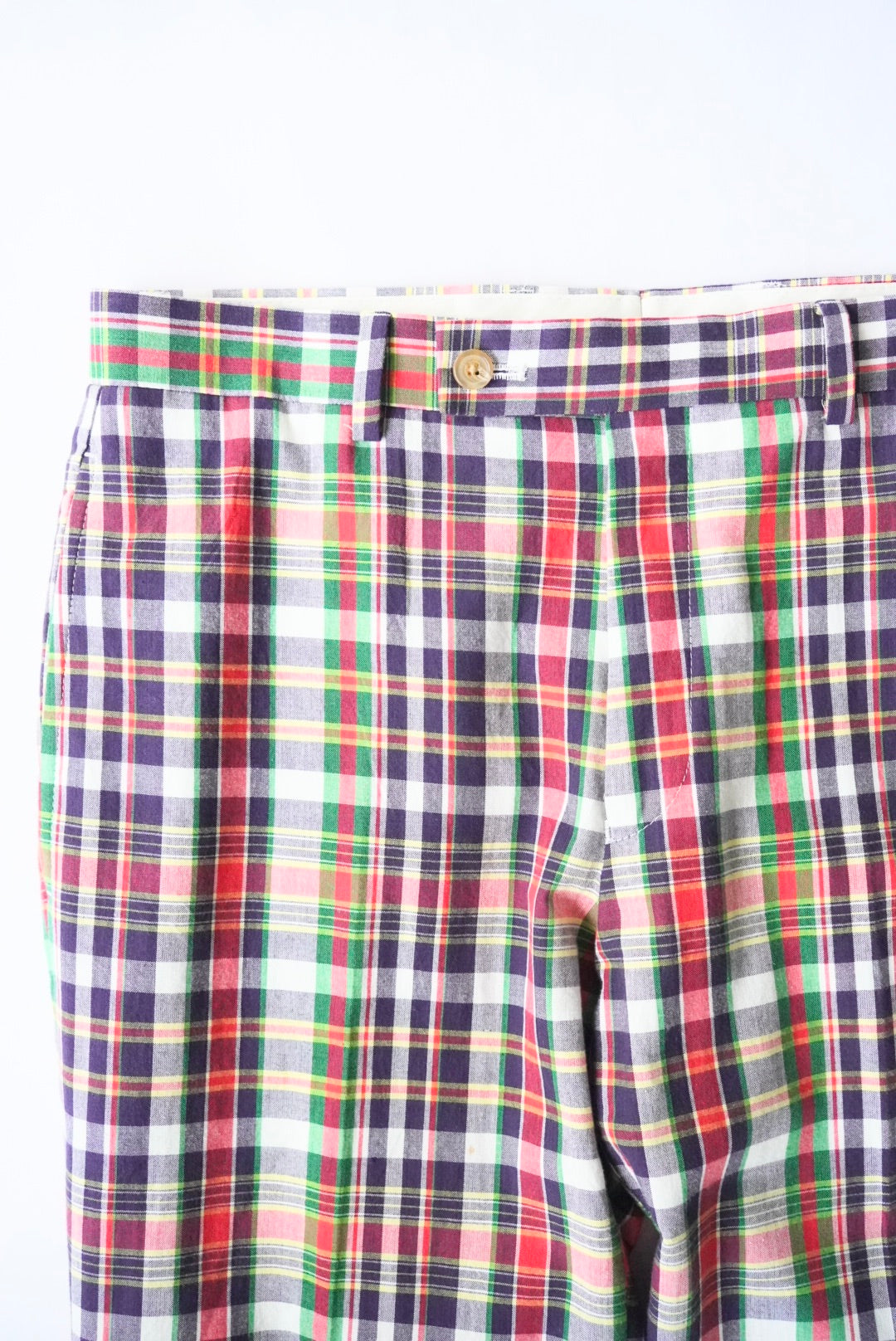 2000s LAUREN RALPH LAUREN madras check pants