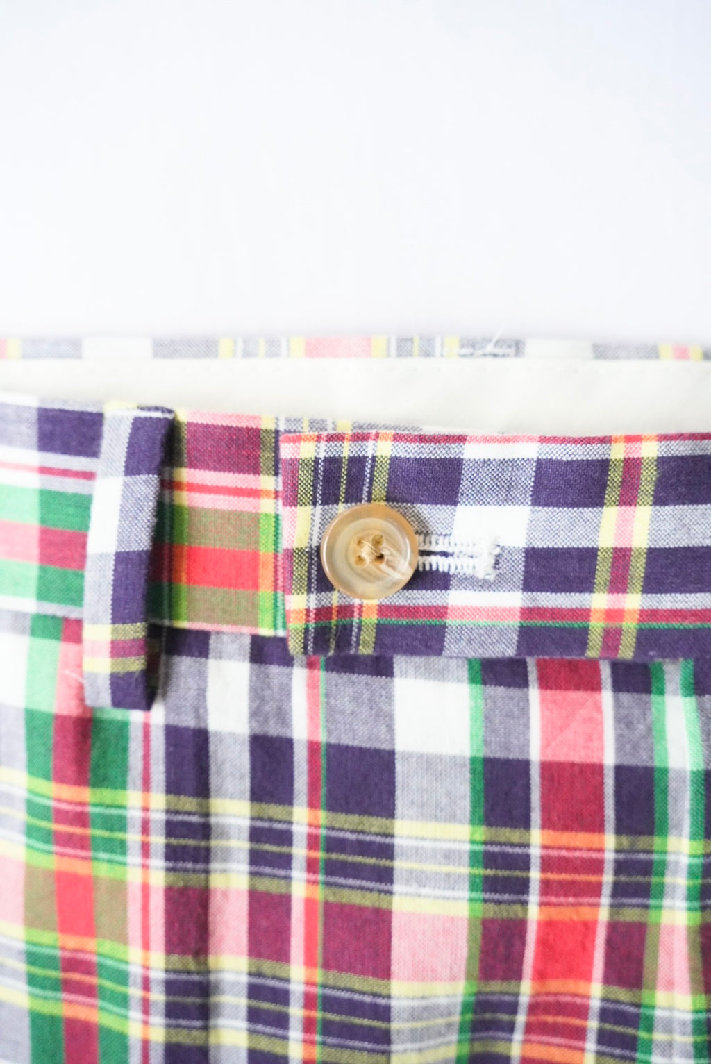 2000s LAUREN RALPH LAUREN madras check pants