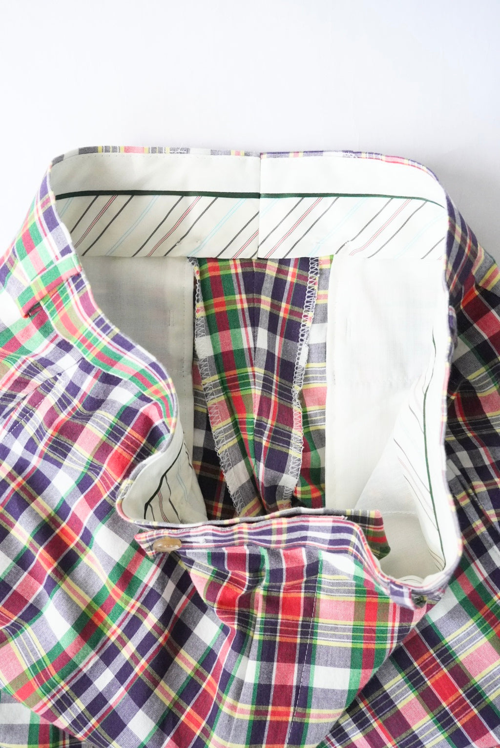 2000s LAUREN RALPH LAUREN madras check pants