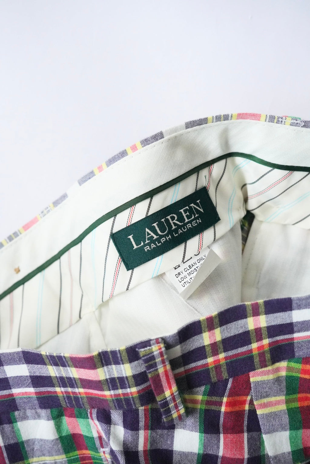 2000s LAUREN RALPH LAUREN madras check pants