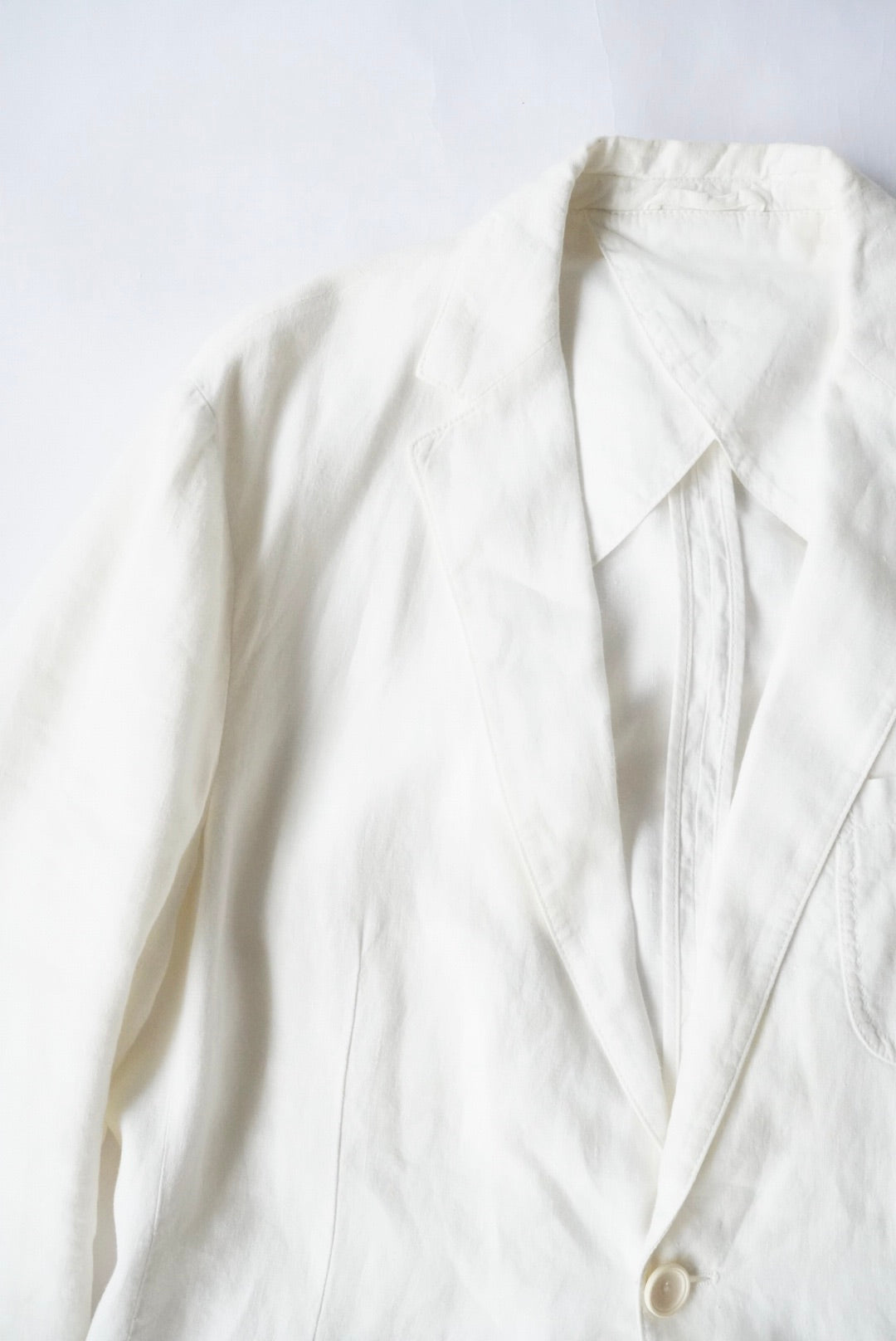 2000s ZEGNA linen tailored jacket