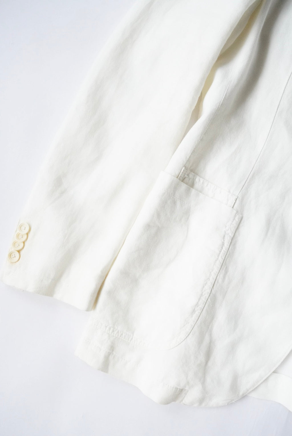 2000s ZEGNA linen tailored jacket