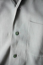 1960s open collar rayon shirt