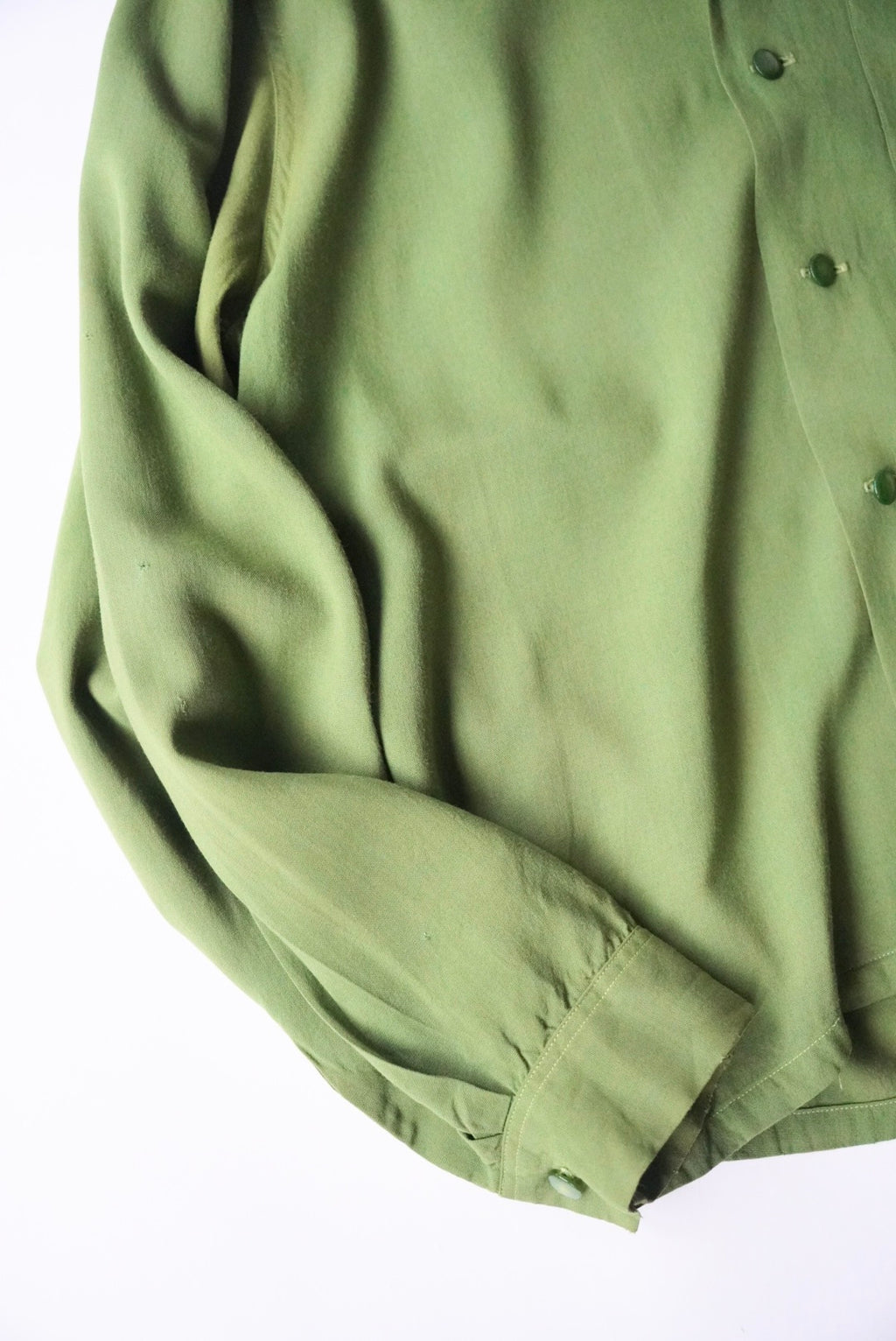 1960s open collar rayon shirt