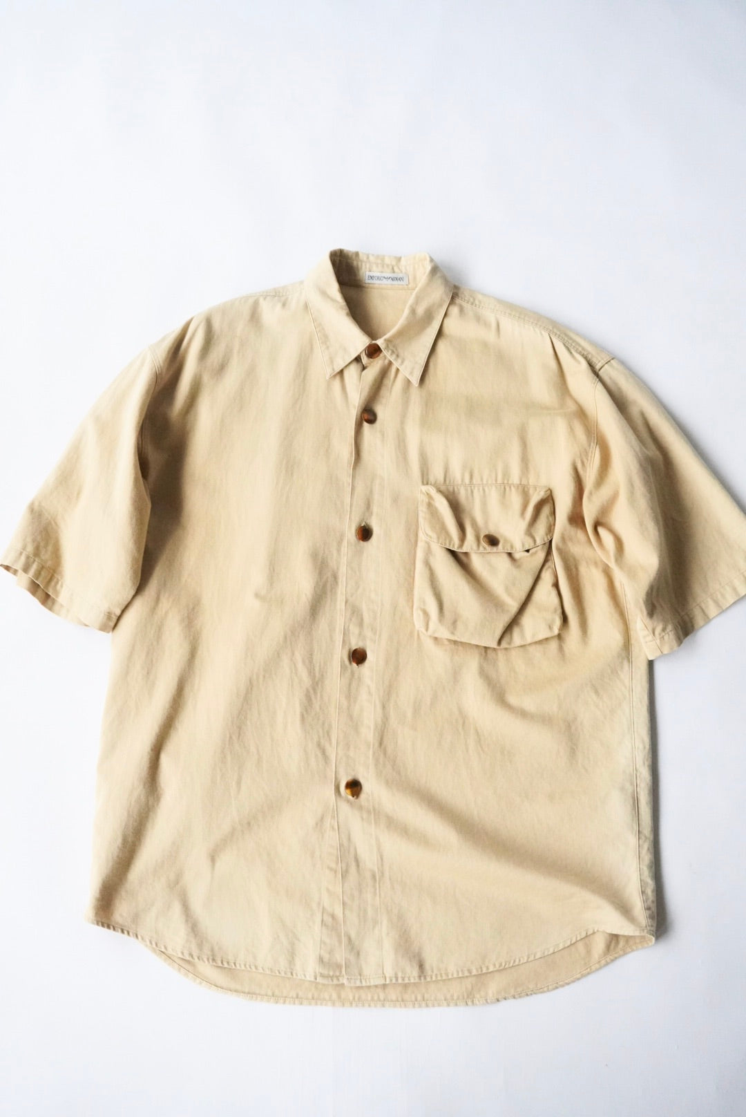 1990s EMPORIO ARMANI big pocket s/s shirt