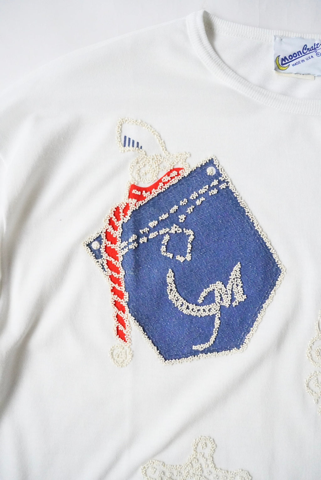 1990s bead art tee