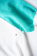 1980s two tone raglan pile sweat