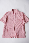 1970s s/s stripe jacket type  shirt