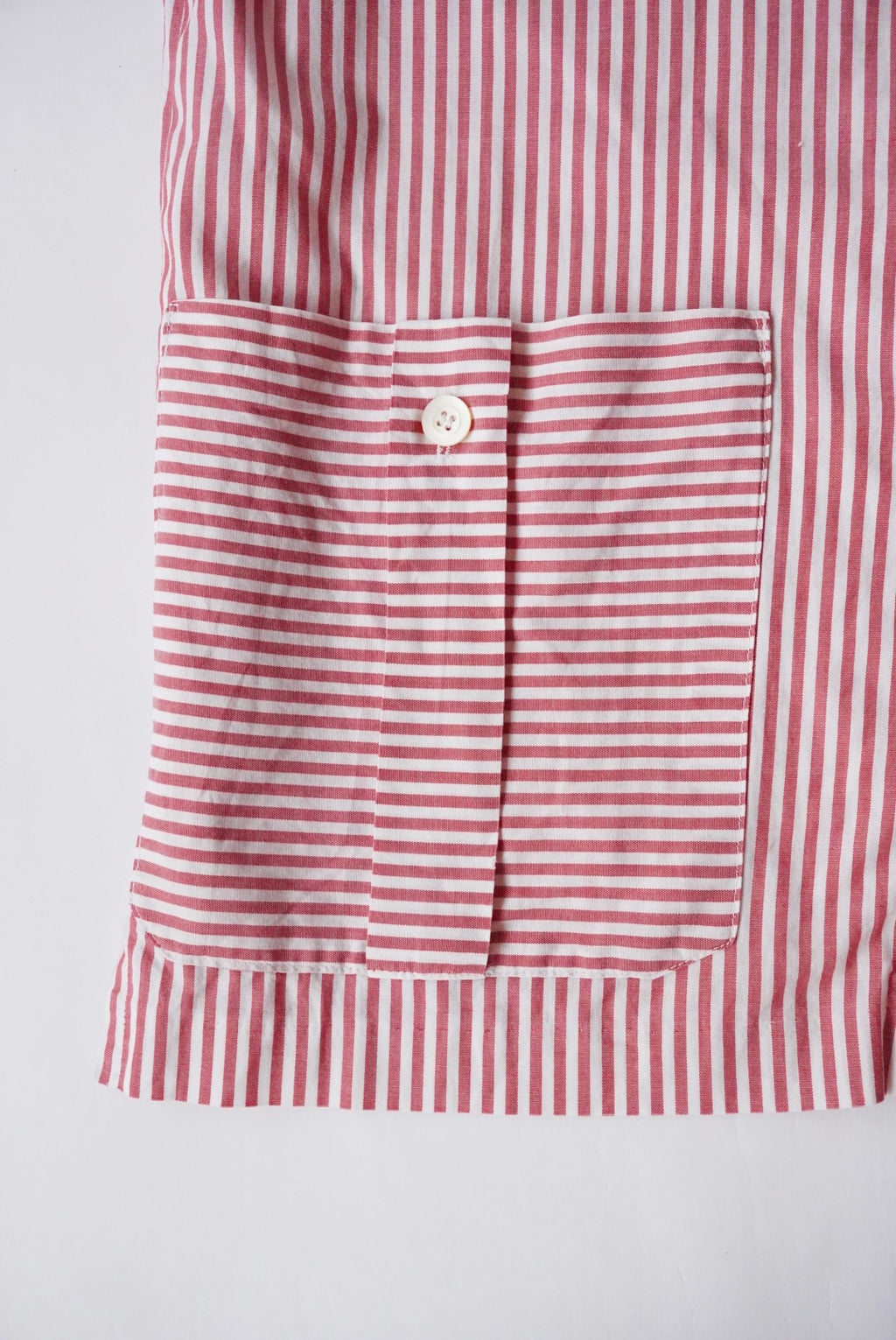 1970s s/s stripe jacket type  shirt