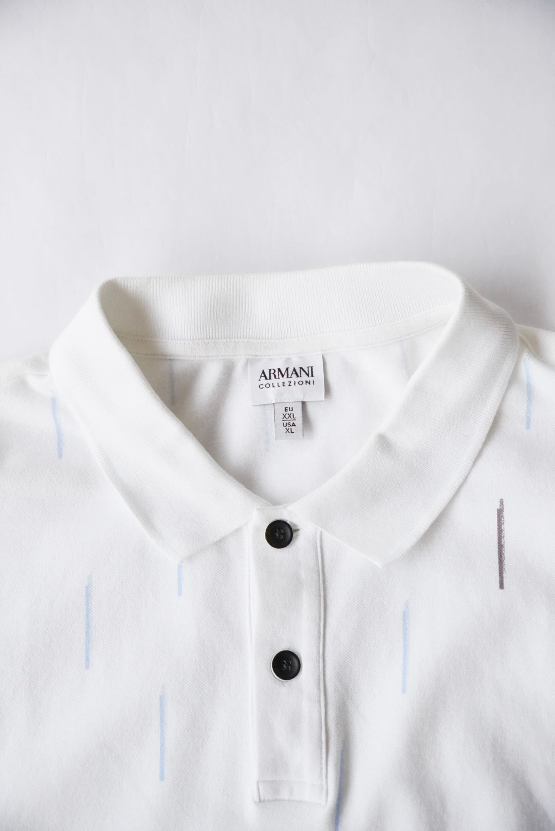 2000s ARMANI COLLEZIONI pattern polo shirt