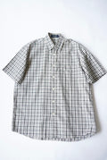 1990s YSL s/s gingham check  shirt