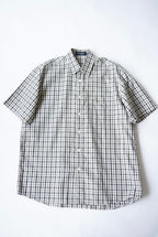 1990s YSL s/s gingham check  shirt