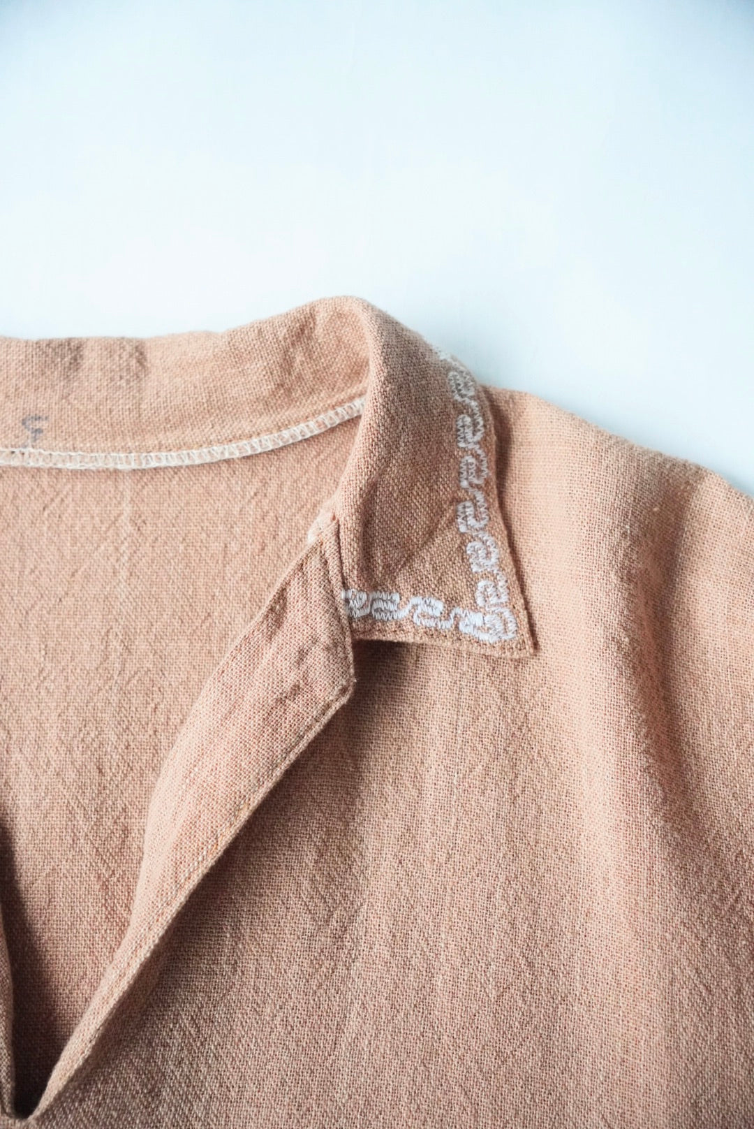 1990s embroidery s/s  skipper shirt