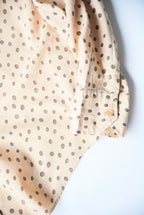 1970s cotton poly dot shirt