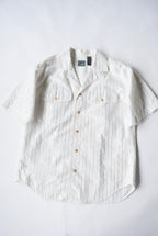 1990s LIZ s/s glitter stripe shirt